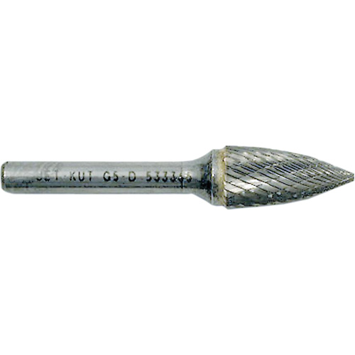 Fraise arboriforme avec extr&eacute;mit&eacute; pointue G3-D JET-KUT, 3/8" dia., 1/4" Tige, 3/4" Prof. de la coupe NRZ Safety Inc.