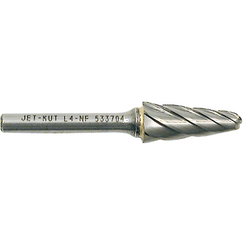 Fraise &agrave; bout conique L4-NF 1/4" pour aluminium/mat&eacute;riaux non ferreux, 1/2" dia. NRZ Safety Inc.