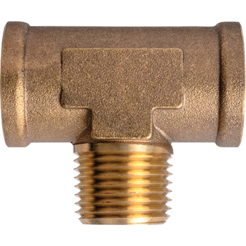 Branch Tees Extruded Male On Branch, Brass, 1/2" NRZ Safety Inc.