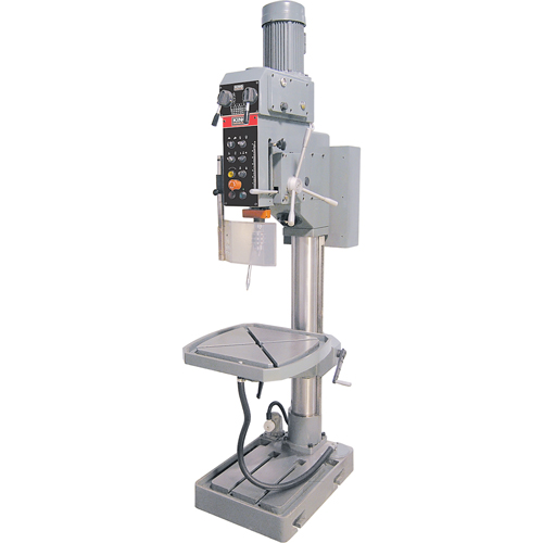 Variable Speed Gearhead Drill Presses, 5/8" Chuck, 2 Speed(s), 22" W x 22" L, #4 Morse NRZ Safety Inc.