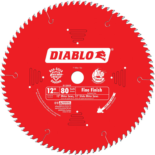 Contractor Saw Blades - Fine Finishing Saw Blades, 12", 80 Teeth, Wood Use NRZ Safety Inc.