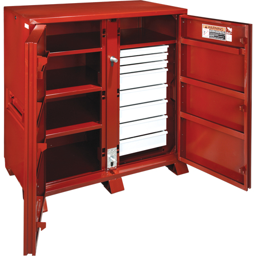 Drawer Cabinet, 60-1/8" W x 53-1/4" H x 30-1/4" D, 58.7 Cubic Feet Capacity NRZ Safety Inc.