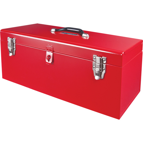 ATB100 Portable Tool Box with Metal Tool Tray, 8-3/4" D x 21" W x 9" H, Red NRZ Safety Inc.