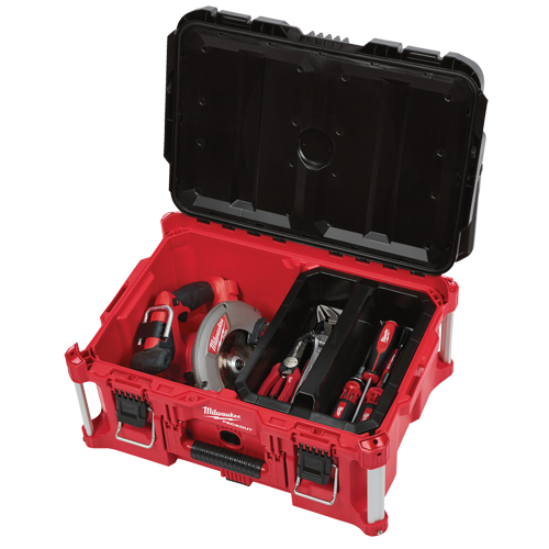 Packout Large Tool box, 22" x 16" x 11", Black/Red NRZ Safety Inc.