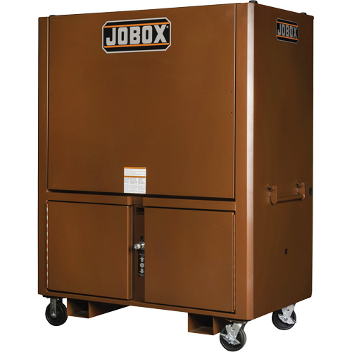 Field Office Jobsite Box, 33" W x 63" D x 80" H, Steel, Red NRZ Safety Inc.