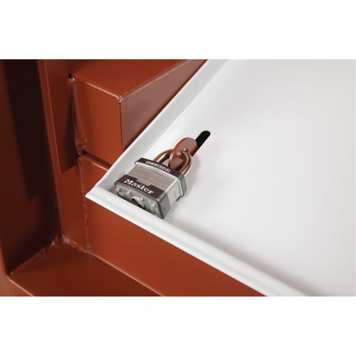 Field Office Jobsite Box, 33" W x 63" D x 80" H, Steel, Red NRZ Safety Inc.