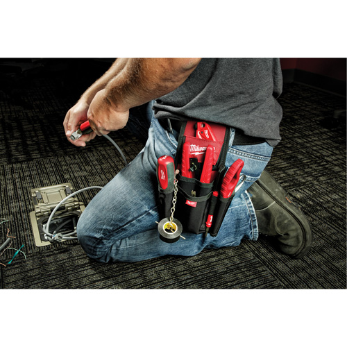 Compact Utility Pouch, Multiple Tool Holder, Nylon, 7 Pockets NRZ Safety Inc.