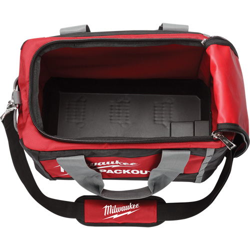 Packout Tool Bag, Ballistic Nylon, 2 Pockets, Black/Red NRZ Safety Inc.