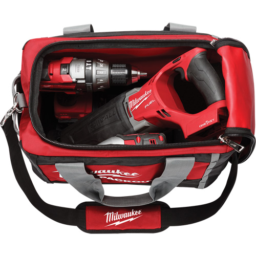 Packout Tool Bag, Ballistic Nylon, 2 Pockets, Black/Red NRZ Safety Inc.