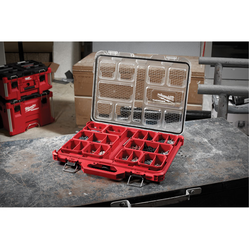 Organisateur profil&eacute; Packout, 19-3/4" x 16-2/5" x 2-1/2", Noir/Rouge NRZ Safety Inc.