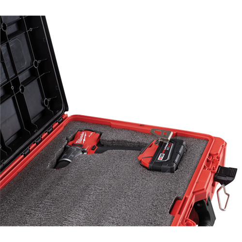 Packout Tool Case with Customizable Insert, 20-7/10" x 15-1/5" x 6-1/5", Black/Red NRZ Safety Inc.