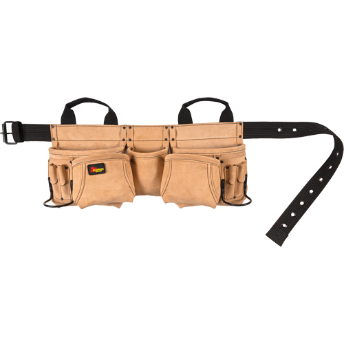 Carpenter's Tool Belt, Leather, Tan NRZ Safety Inc.