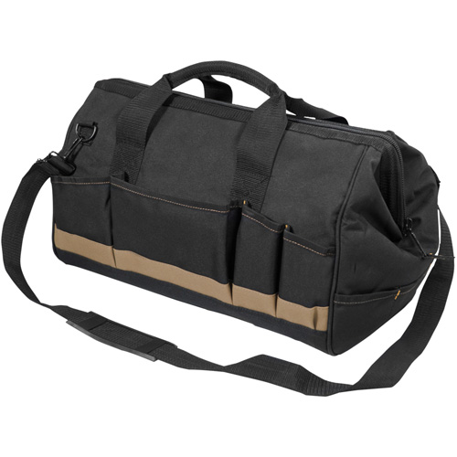 Sac &agrave; outils MEGAMOUTH, Polyester, 25 pochettes, Noir NRZ Safety Inc.