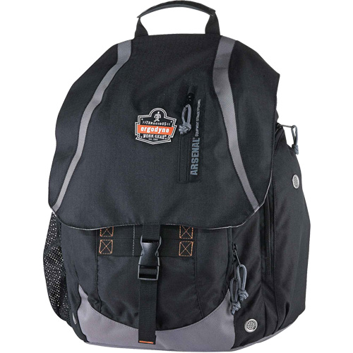 Arsenal&reg; 5143 Tool Backpack, 15" L x 8" W, Black, Polyester NRZ Safety Inc.