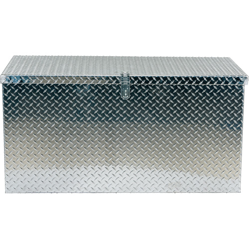 Aluminum Treadplate Portable Tool Box, 25-1/16" D x 49-1/4" W x 24" H, Silver NRZ Safety Inc.