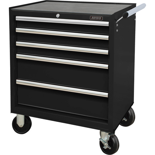 Chariot &agrave; outils industriel, 5 tiroirs, 27" la x 18-3/4" p x 31-1/2" h, Noir NRZ Safety Inc.