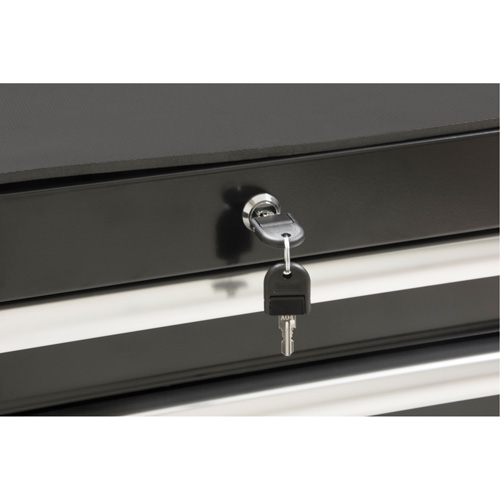 Industrial Tool Cart, 7 Drawers, 27" W x 18-3/4" D x 39" H, Black NRZ Safety Inc.