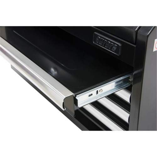 Industrial Tool Chest, 26" W, 4 Drawers, Black NRZ Safety Inc.