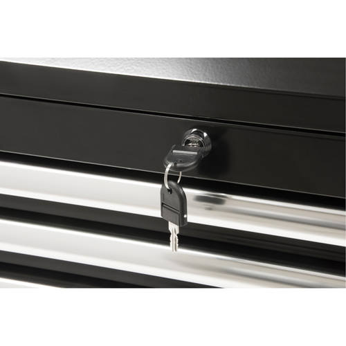 Industrial Tool Chest, 26" W, 4 Drawers, Black NRZ Safety Inc.