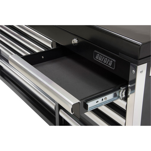 Industrial Tool Chest, 41" W, 10 Drawers, Black NRZ Safety Inc.