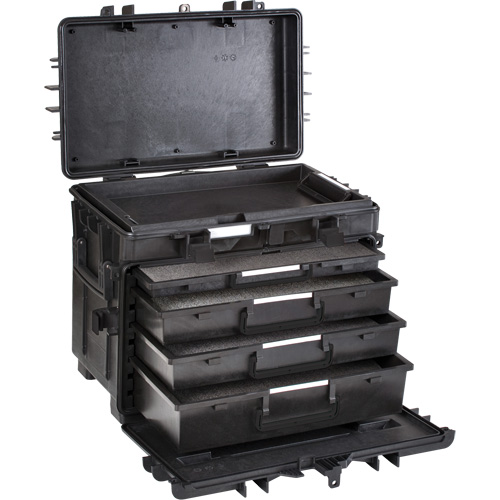 Mobile Tool Chest With Drawers, 6 Drawers, 22-4/5" W x 15" D x 18" H, Black NRZ Safety Inc.