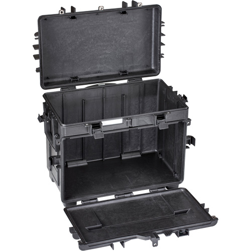 Coffre &agrave; outils militaire mobile avec tiroirs, 22-4/5" la x 15" p x 18" h, Noir NRZ Safety Inc.