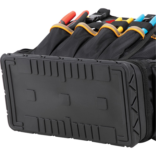 Molded Base Tool Backpack, 18" L x 13" W, Black/Blue, Ballistic/Polyester NRZ Safety Inc.