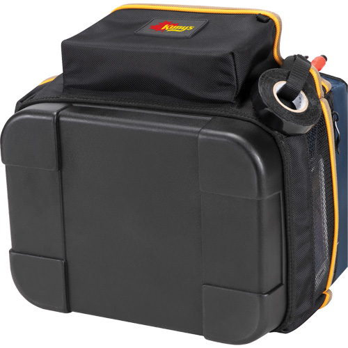 Porte-outils &eacute;lectrique/CHVAC &agrave; base moul&eacute;e, Polyester balistique, 20 pochettes, Noir/Bleu NRZ Safety Inc.