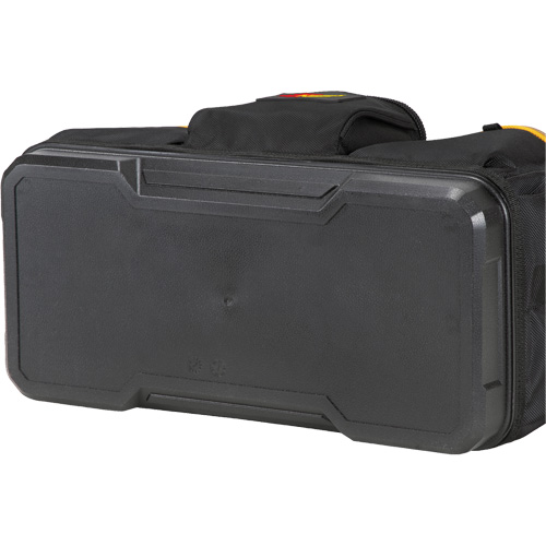 Molded Base Big-Mouth Tote Tool Bag, Ballistic Polyester, 23 Pockets, Black/Blue NRZ Safety Inc.