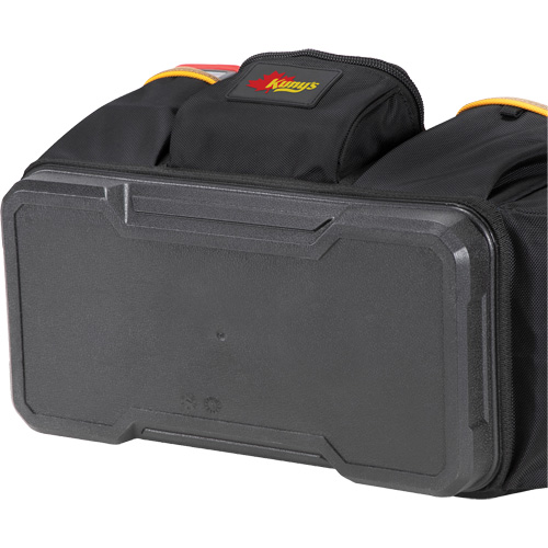Molded Base Open-Top Tool Box, Ballistic Polyester, 17 Pockets, Black/Blue NRZ Safety Inc.