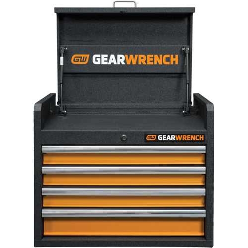 Coffre &agrave; outils de s&eacute;rie GSX, 26" la, 4 tiroirs, Noir/Orange NRZ Safety Inc.