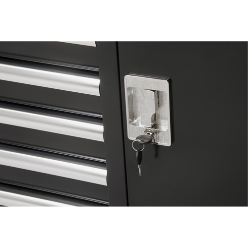 Industrial Tool Cart, 8 Drawers, 44-3/10" W x 21-1/10" D x 36-7/10" H, Black NRZ Safety Inc.