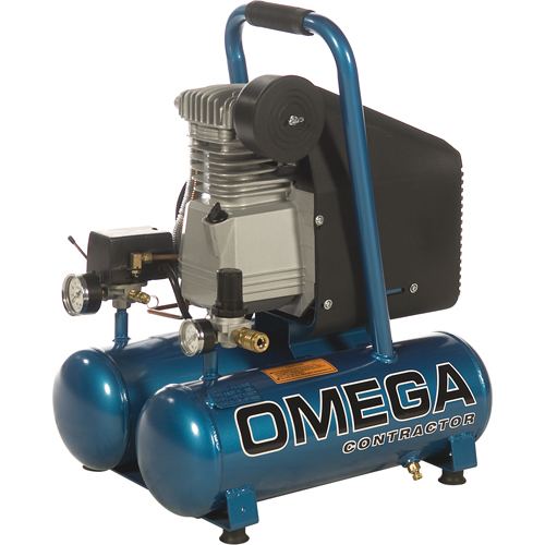 Portable Contractor Series Compressors - Oil Lube, Direct Drive, Electric, 3.3 Gal. (4 US Gal), 125 PSI, 115/1 V NRZ Safety Inc.