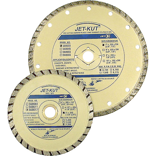 Lame diamant Turbo de premi&egrave;re qualit&eacute; JET-KUT NRZ Safety Inc.