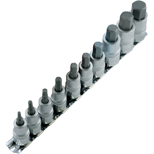 Jeu de douilles m&eacute;triques HSW3812-10M, Hexagonale, Prise 1/2"/3/8", 10 mr NRZ Safety Inc.
