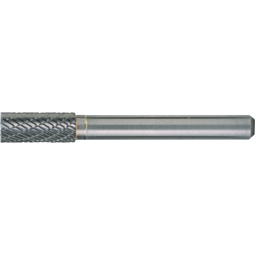 Solid Carbide Burrs - Cylinder Shape with End Cut, SB-14, 3/16" Dia., 1/4" Shank, 5/8" Depth of Cut NRZ Safety Inc.