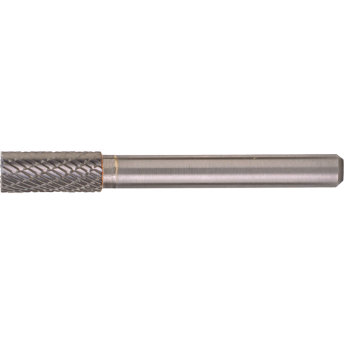 CLEVELAND Solid Carbide Burrs - Cylinder Shape with No End Cut, SA-6, 5/8" Dia., 1/4" Shank NRZ Safety Inc.