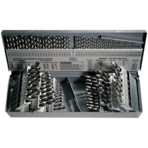 Jeux de forets, 115 morceaux, Acier rapide NRZ Safety Inc.