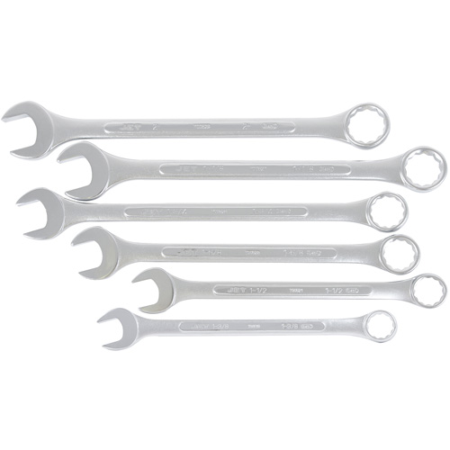 Jeux de cl&eacute;s mixtes combin&eacute;es longues enti&egrave;rement polies, Combinaison, 6 morceaux, Imp&eacute;rial NRZ Safety Inc.