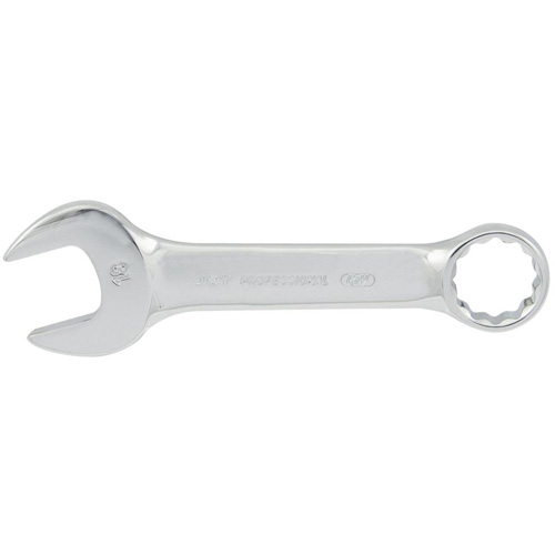 Fully Polished Stubby Combination Wrench, 12 Point, 10 mm, Chrome Finish NRZ Safety Inc.