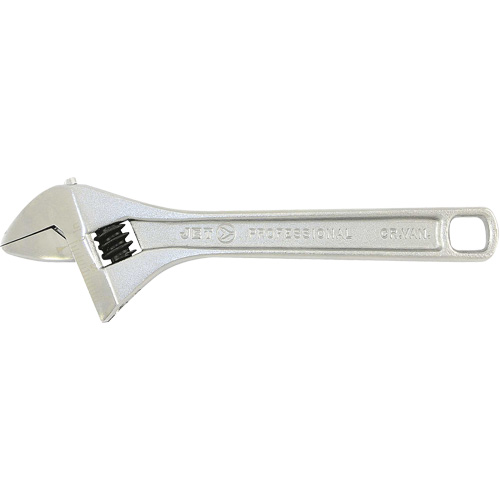 AWP-8 Super Heavy-Duty Professional Adjustable Wrench, 8" L, 1-1/8" Max Width, Chrome NRZ Safety Inc.