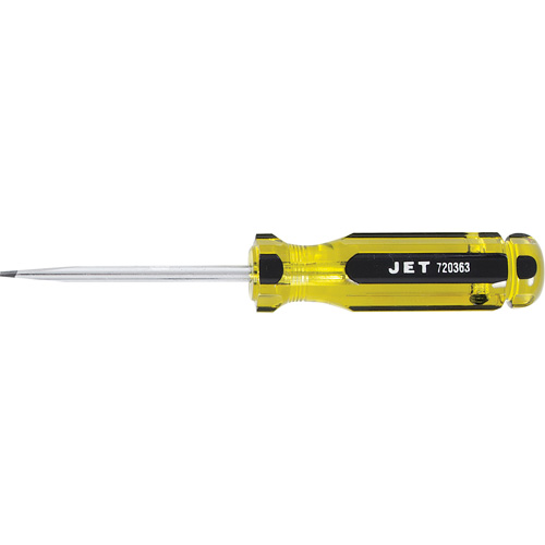 Tournevis &agrave; fentes avec manche g&eacute;ante SDS-3R, Tige de 3/16", Ronde, 3" lo, Prise en Plastique NRZ Safety Inc.