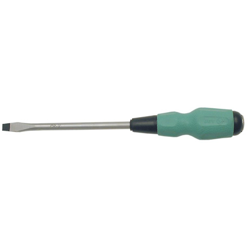 Tournevis &agrave; fente TORQUE DRIVE, Tige de #4, Ronde, 4" lo, Prise en Coussin&eacute;e NRZ Safety Inc.