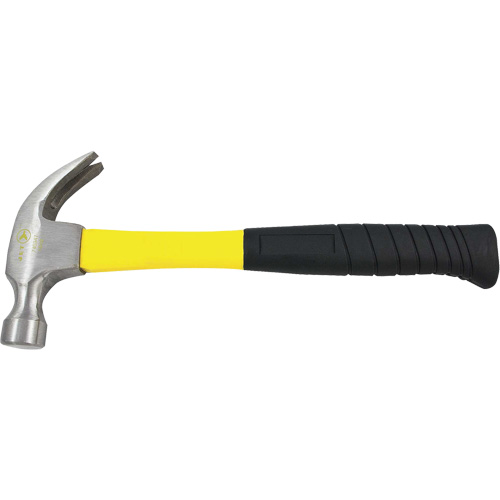 CF16F Marteau &agrave; panne fendue &agrave; manche en fibre de verre, 16 oz, Prise en Coussin&eacute;e NRZ Safety Inc.
