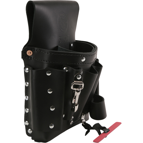 Extra-Capacity Tool Pouches, Multiple Tool Holder, Leather, 8 Pockets NRZ Safety Inc.