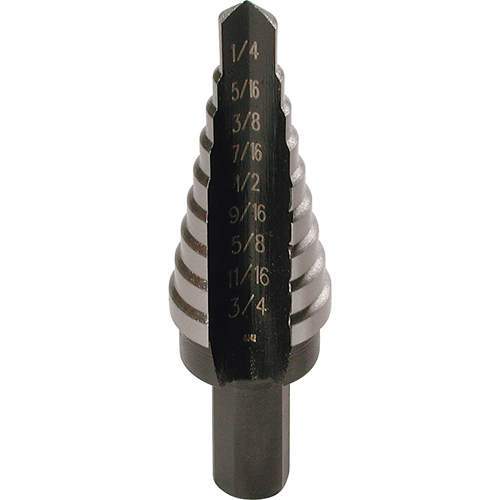 Step Drills, 1/16" Increments NRZ Safety Inc.