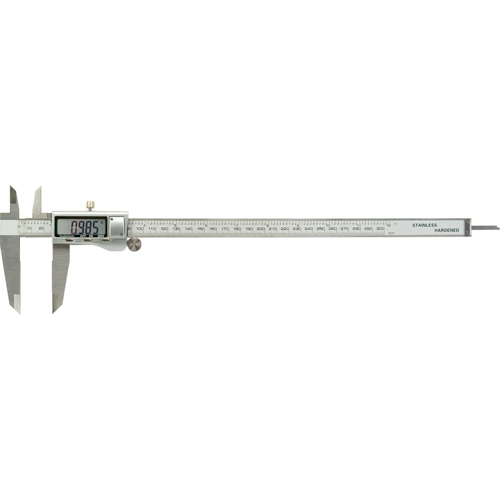 Electronic Digital Calipers, 0.001" (0.03 mm) Resolution, 0" - 12" (0 mm - 300 mm) Range NRZ Safety Inc.