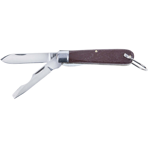 2-Blade Pocket Knife, 2-1/2" Blade, Carbon Steel Blade, Plastic Handle NRZ Safety Inc.