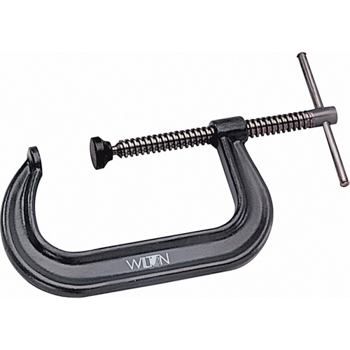 C-Clamp, 4-1/4" (108 mm) Capacity, 3-1/4" (83 mm) Throat Depth NRZ Safety Inc.