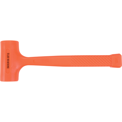 Dead Blow Hammer, 16 oz., Textured Grip, 11-3/4" L NRZ Safety Inc.